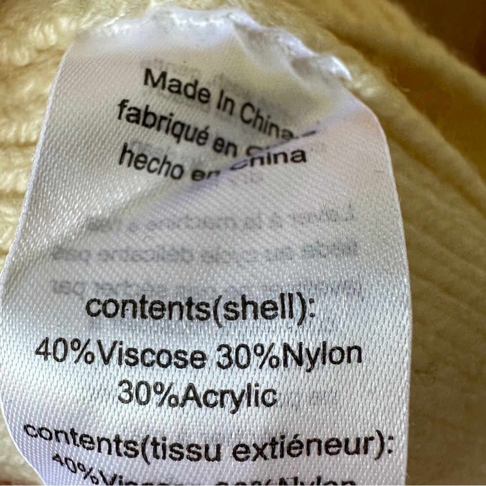 Danielle Bernstein Sweater Pull On Bra Chunky Kni… - image 5